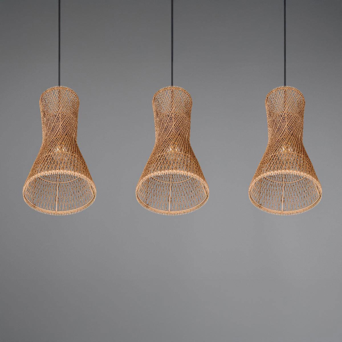 Lampadari & plafoniere: Pendelleuchte,Papiergarn, 75 cm x 20 cm – Nuovo (secondo la descrizione) da Kreuzlingen venduto da Smart-Light 6
