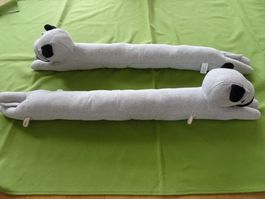 Fensterkissen gegen Zugluft. 2 Stück. Zugluftstopper, 83cm