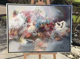 Grey Wilderness - Acrylgemälde von William Malucu