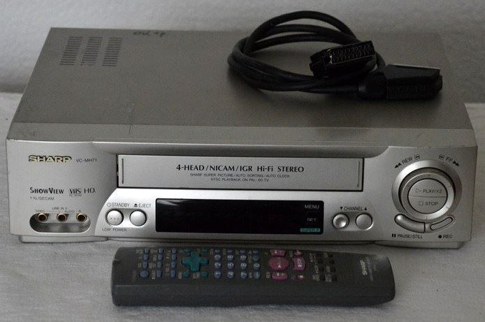 Magnétoscope VHS Sharp VC-FH30FPM - Occasion Fonctionnel - Made In UK