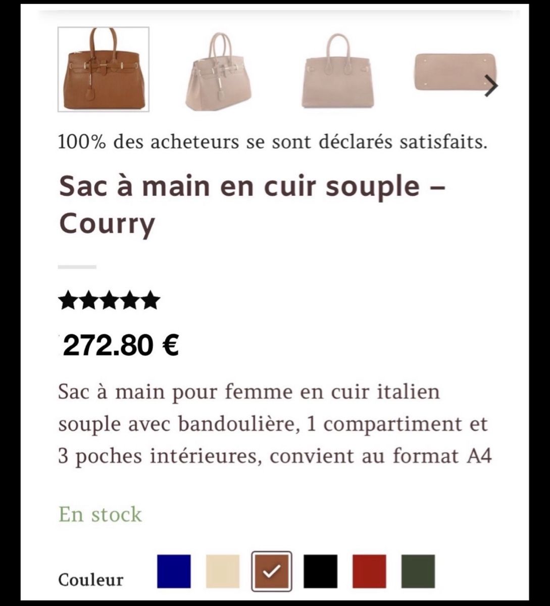 Vera Pelle Borse da donna: Vera Pelle Handtasche / Shopper aus Leder – Nuovo (secondo la descrizione) da Basel venduto da SimpleE 6