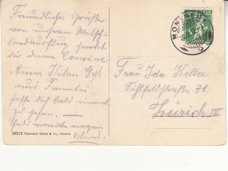 Cartoline postali: Lac Léman 1912 – Usato da Bürglen TG venduto da StampGraf 1
