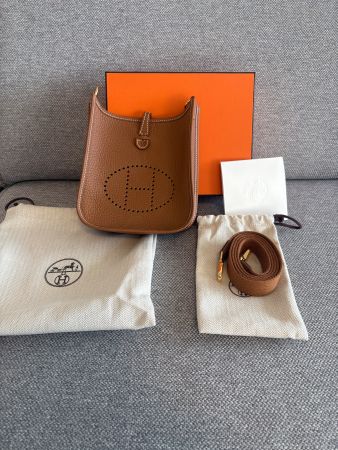 Hermes Evelyne 16 Gold Clemence GHW