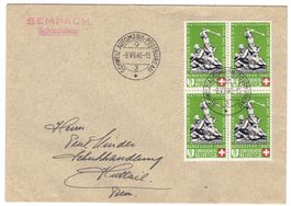 Lettre de Sempach BPAA294 pour Huttwil 8.VII.40