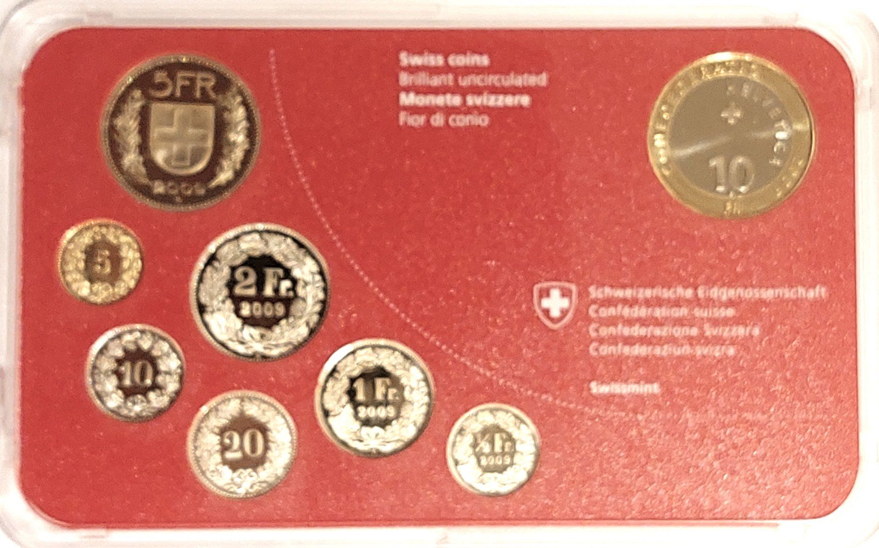 Tutti le monete: Münzsatz Schweiz 2009 stgl. – Nuovo (secondo la descrizione) da Arch venduto da coinsandmore 2