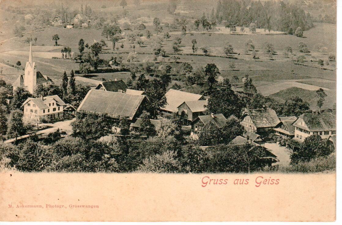 Cartoline postali: Gruss aus Geiss – Usato da Wolhusen venduto da Curver9
