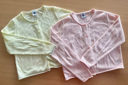Bundle: Petit Bateau Kinder Sommer Strickjacken (116 cm)