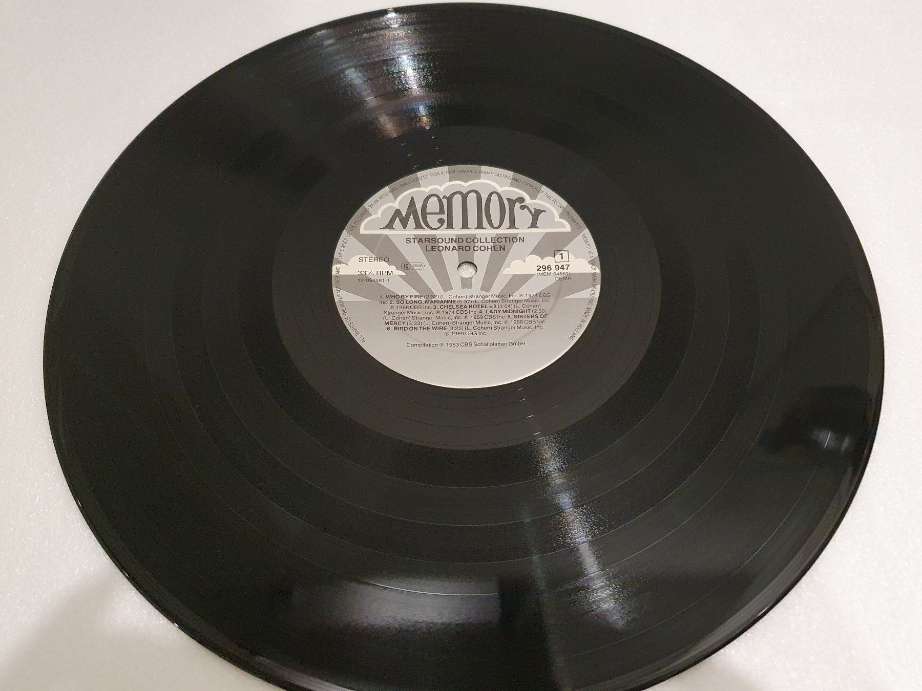 Schallplatten: Leonard Cohen – Starsound Collection – Gebraucht aus Uster von Vinyl-Leidenschaft 2