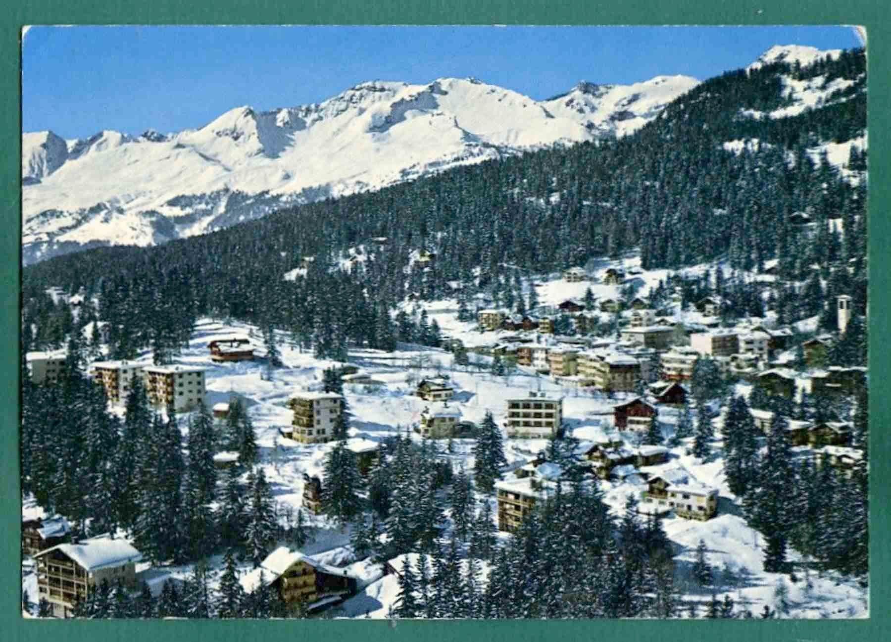 Cartoline postali: Montana-Vermala, 1969, gelaufen, Grossformat – Usato da Sargans venduto da Hausi1951