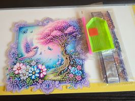DIAMOND PAINTING FENSTER BILD