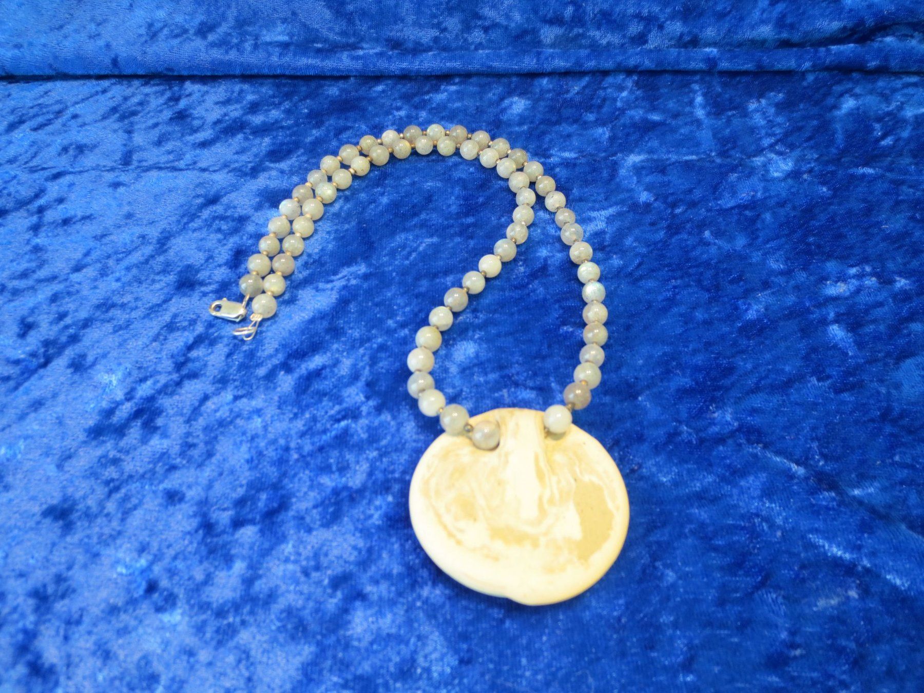 Catenine: Mondstein Edelstein Halskette mit Spirale EINZELSTÜCK! – Nuovo (secondo la descrizione) da Zollikofen venduto da tayaa13 4