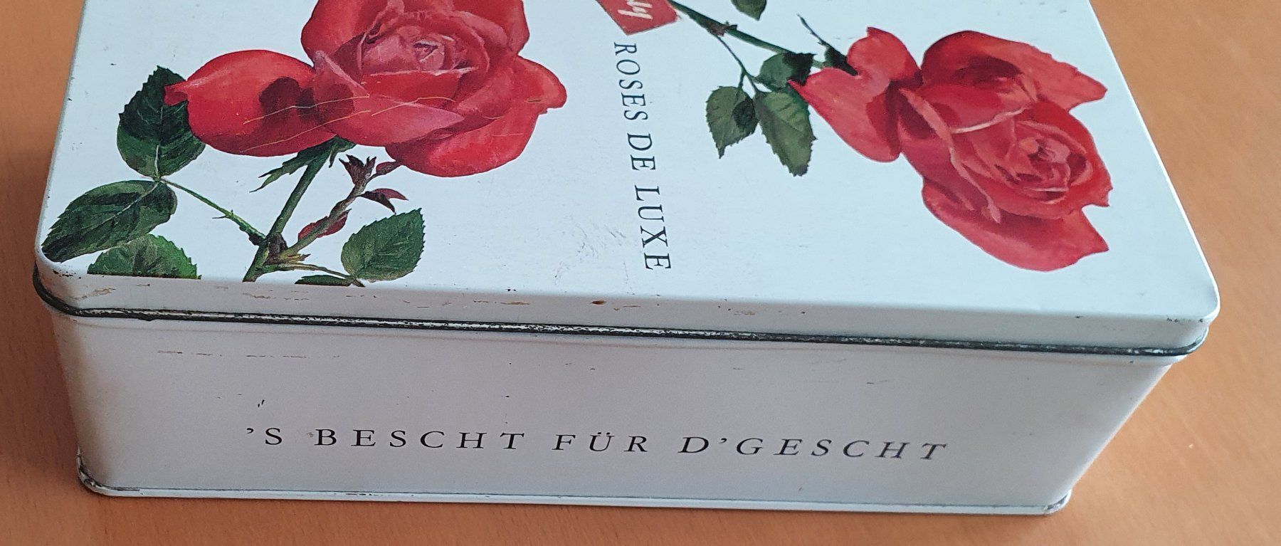 Kambly Dosen: Alte Kambly Blechdose mit Rosen-Motiv – Gebraucht aus Kreuzlingen von Rschweiz1 3