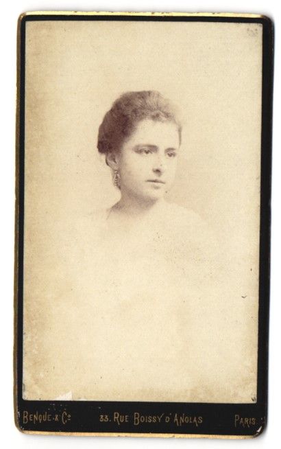 Fotografie &  Plakate: Fotografie Benque, Co., Paris, Portrait  – Gebraucht aus Berlin von bartko-reher