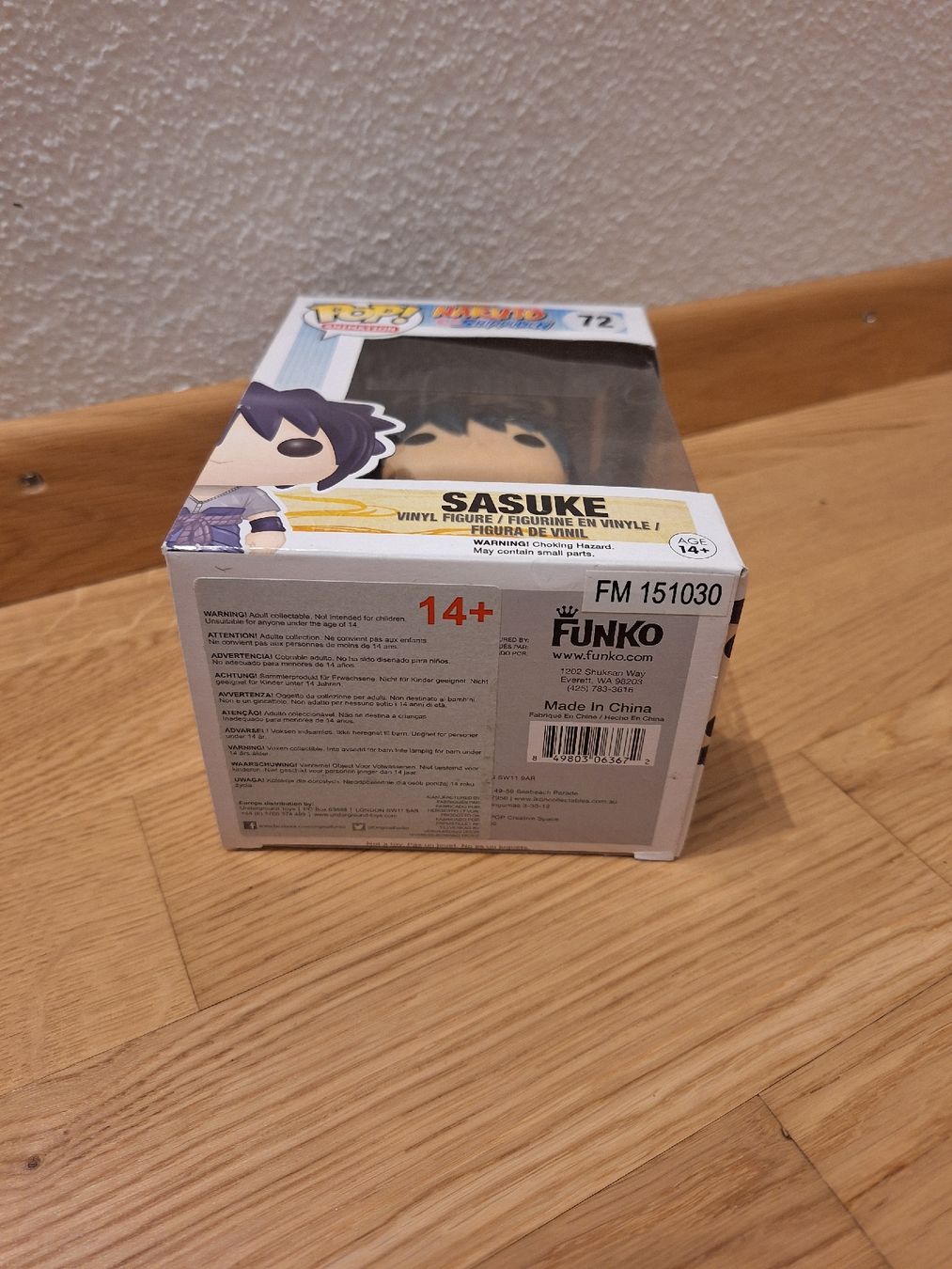 Funko Statuette: Funko Pop! Figur - Sasuke Uchiha #72 – Nuovo (secondo la descrizione) da Baar venduto da RDNA 5