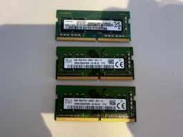 3x 8GB DDR4 Notebook RAM