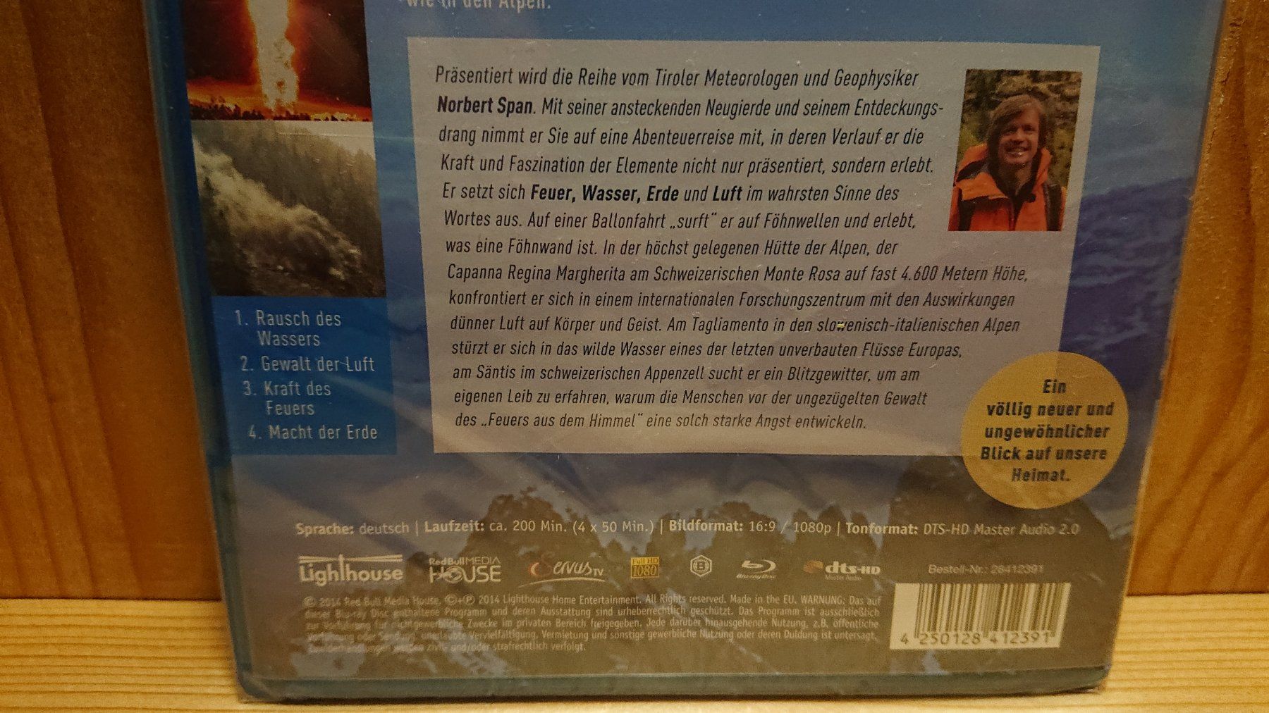 Tutti i DVDs: DIE VIER ELEMENTE Blu-Ray – Nuovo (secondo la descrizione) da Wilderswil venduto da Exebub 3