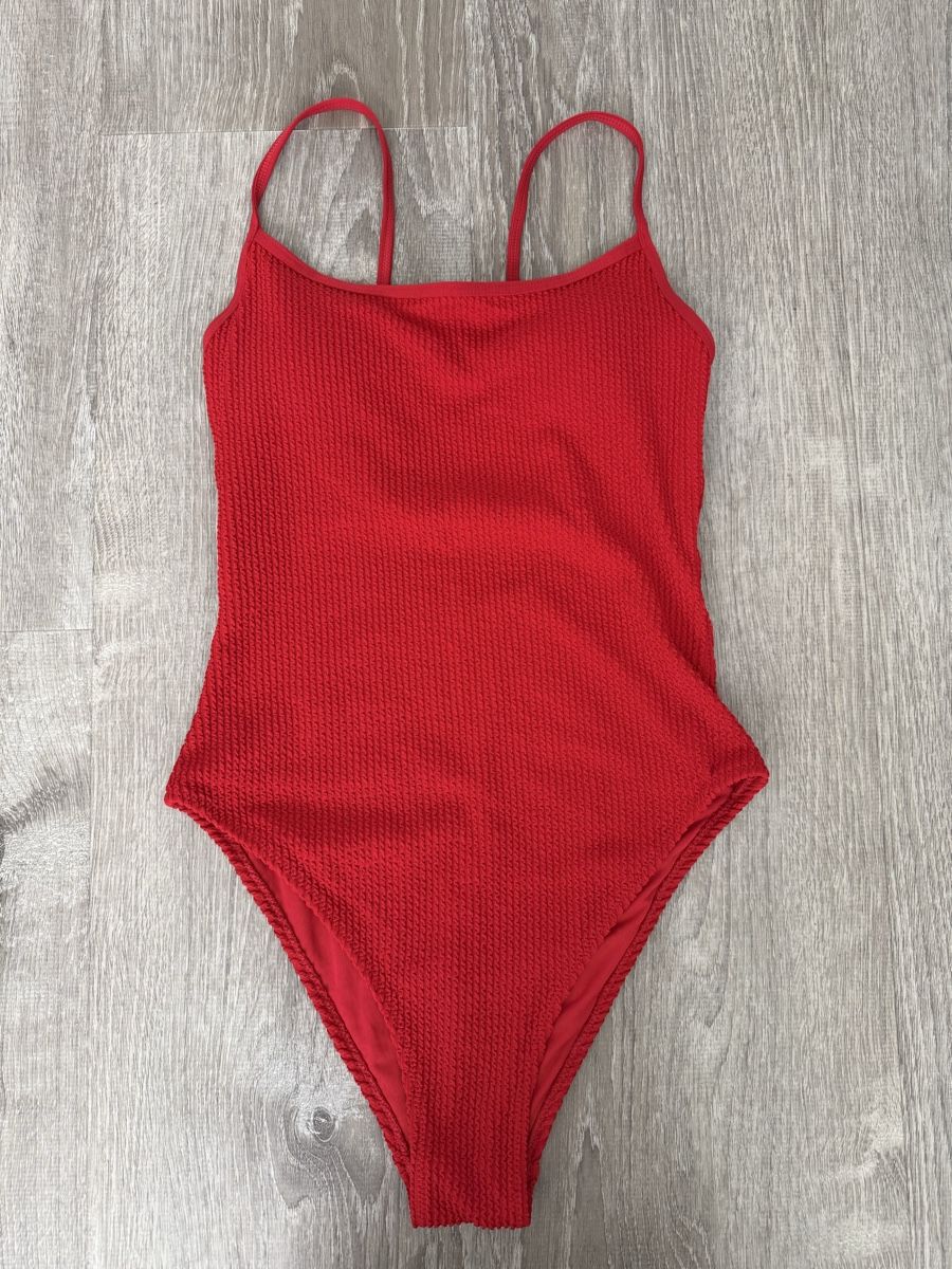 H&M Costumi da bagno & Bikini: H&M Roter Badeanzug Gr.S – Nuovo (secondo la descrizione) da Frauenfeld venduto da sharonhabrik