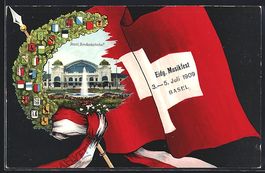Basel, Eidg. Musikfest 1909, Bundesbahnh