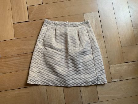 NAF NAF - Brokat Rock beige-gold 34