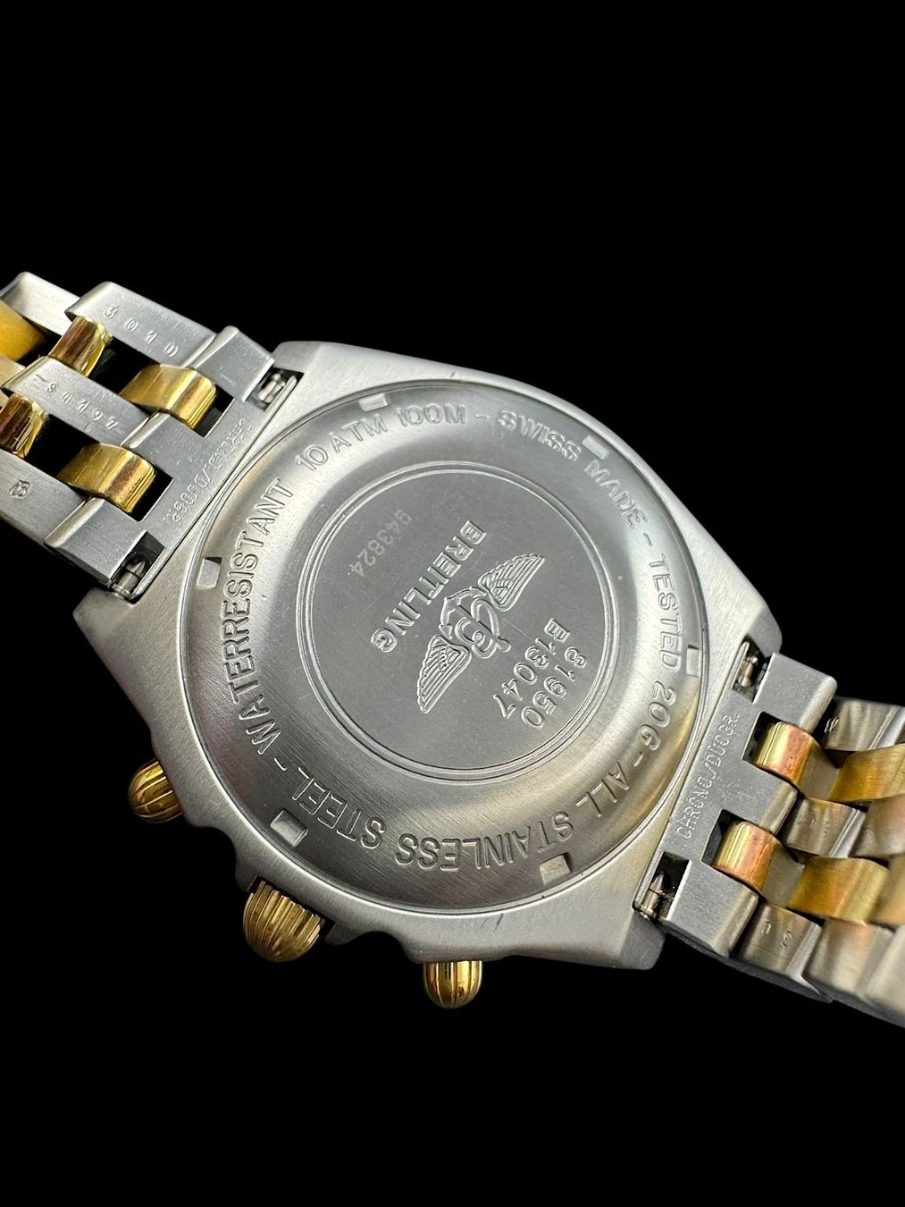 Breitling Orologi: Breitling Chronomat Bicolor Automatic 40mm Fullset *U1138 – Usato da Zürich venduto da GalerieInauen 7