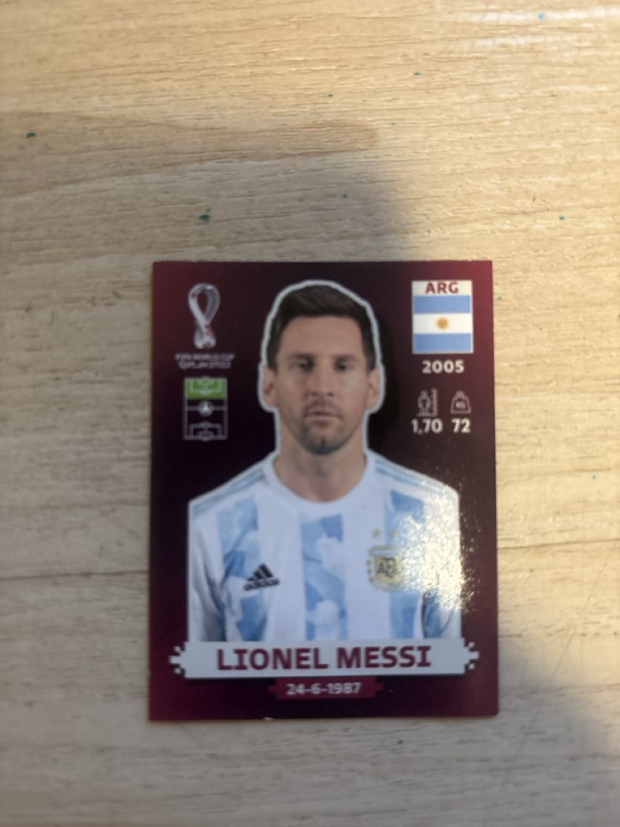 Panini Carte collezionabili: WM 2022 Sticker Lionel Messi ARG – Nuovo (secondo la descrizione) da Netstal venduto da mir_wh7f