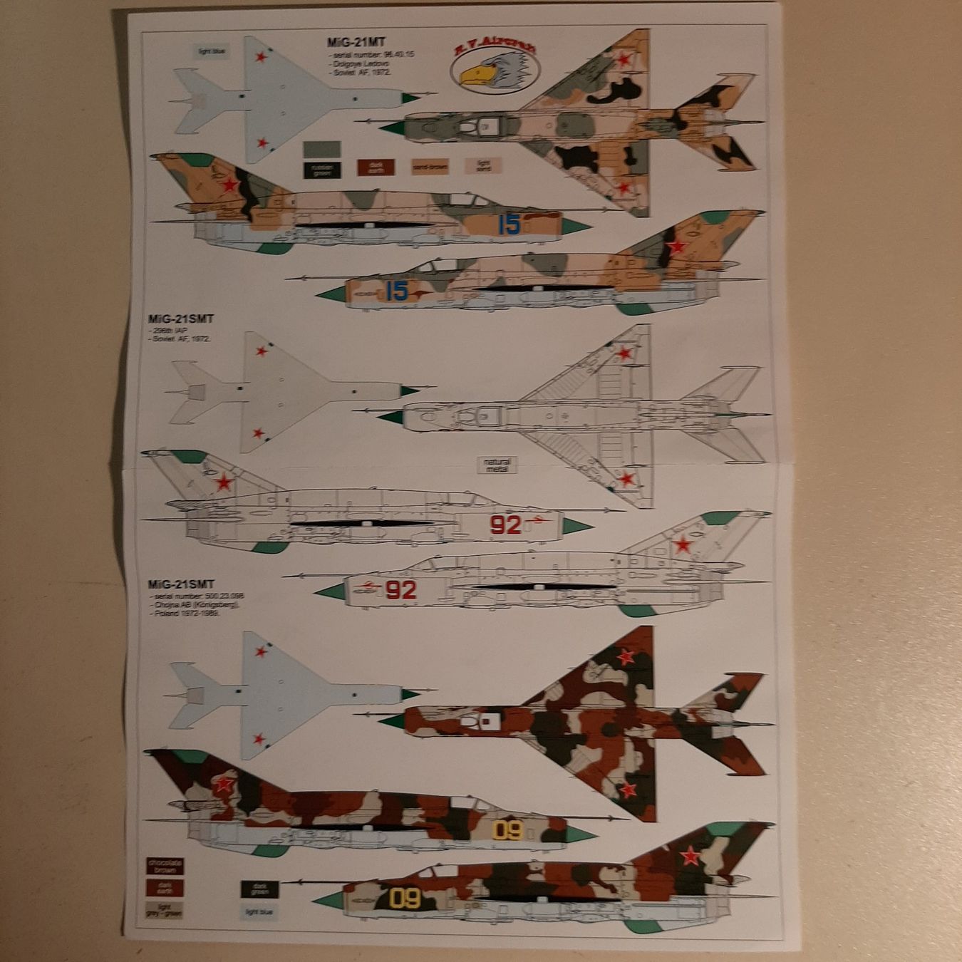 Kit di modellismo & Modellini statici: 2284 ... MIG-21 SMT ... RV 72030 – Nuovo (secondo la descrizione) da Bonstetten venduto da Benibanny59 1
