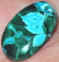 Cabochon L-1502 – Azurit Malachit – 25x15mm