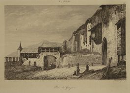 PORTE DE GRUYÈRE, STAHLSTICH 1838