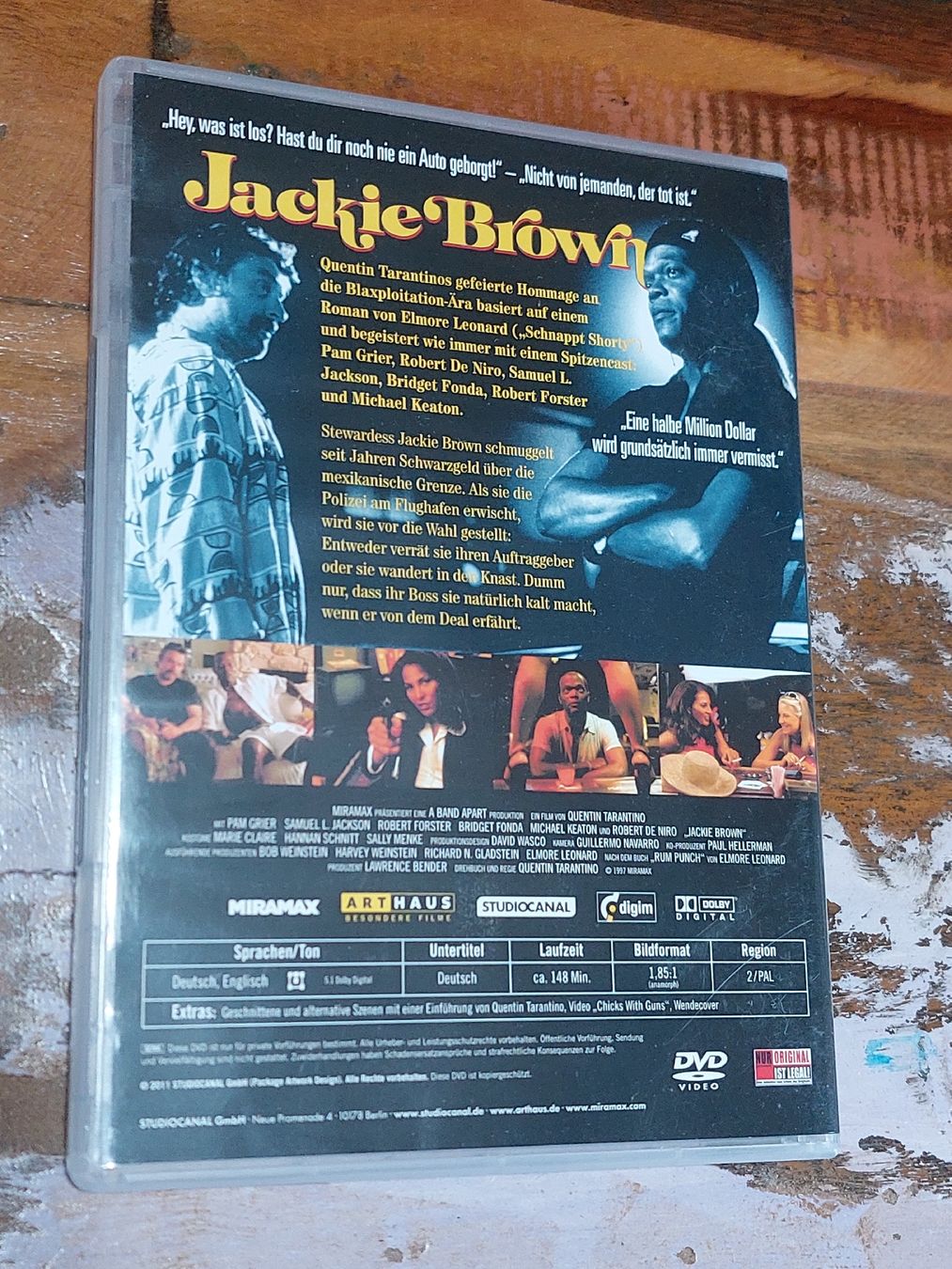 Tutti i DVDs: Jackie Brown, DVD Tarantino – Usato da Winterthur venduto da Belzarek 1