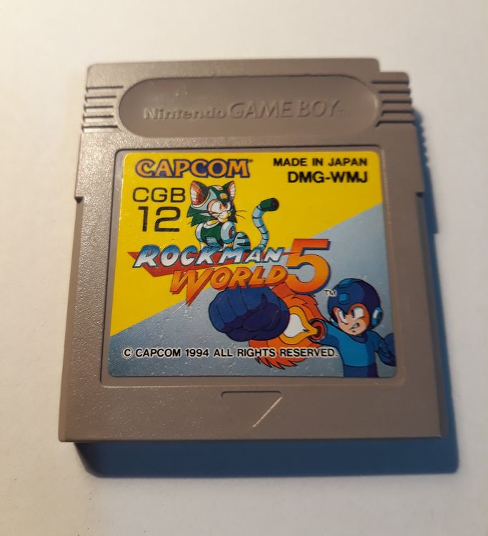 🎁 Rockman World 5 (Mega Man V / Mega Man 5) ☠️ Game Boy JPN | Kaufen ...