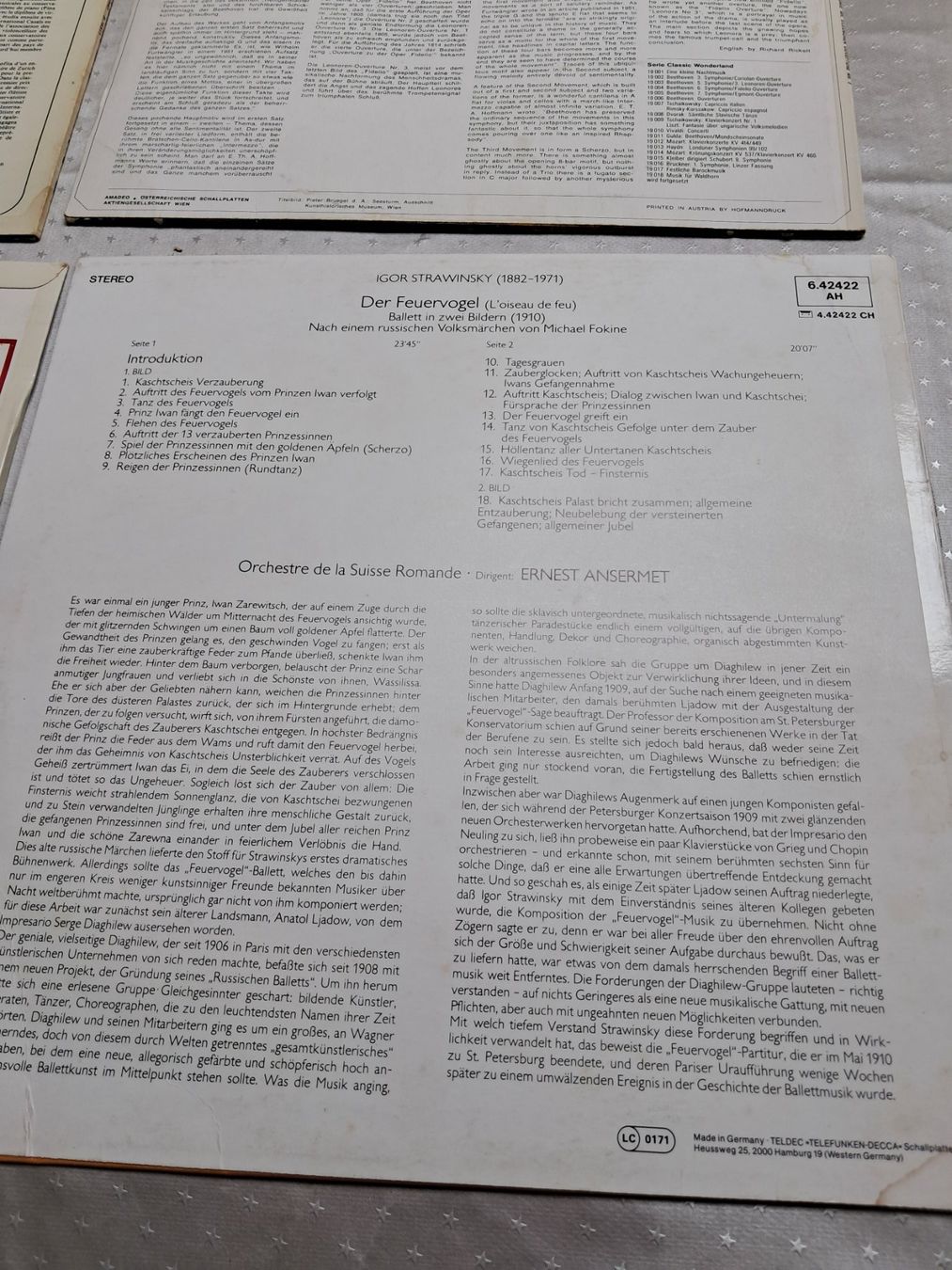 Dischi in vinile: Vinyles musique classique – Usato da moutier venduto da Dupont50 8
