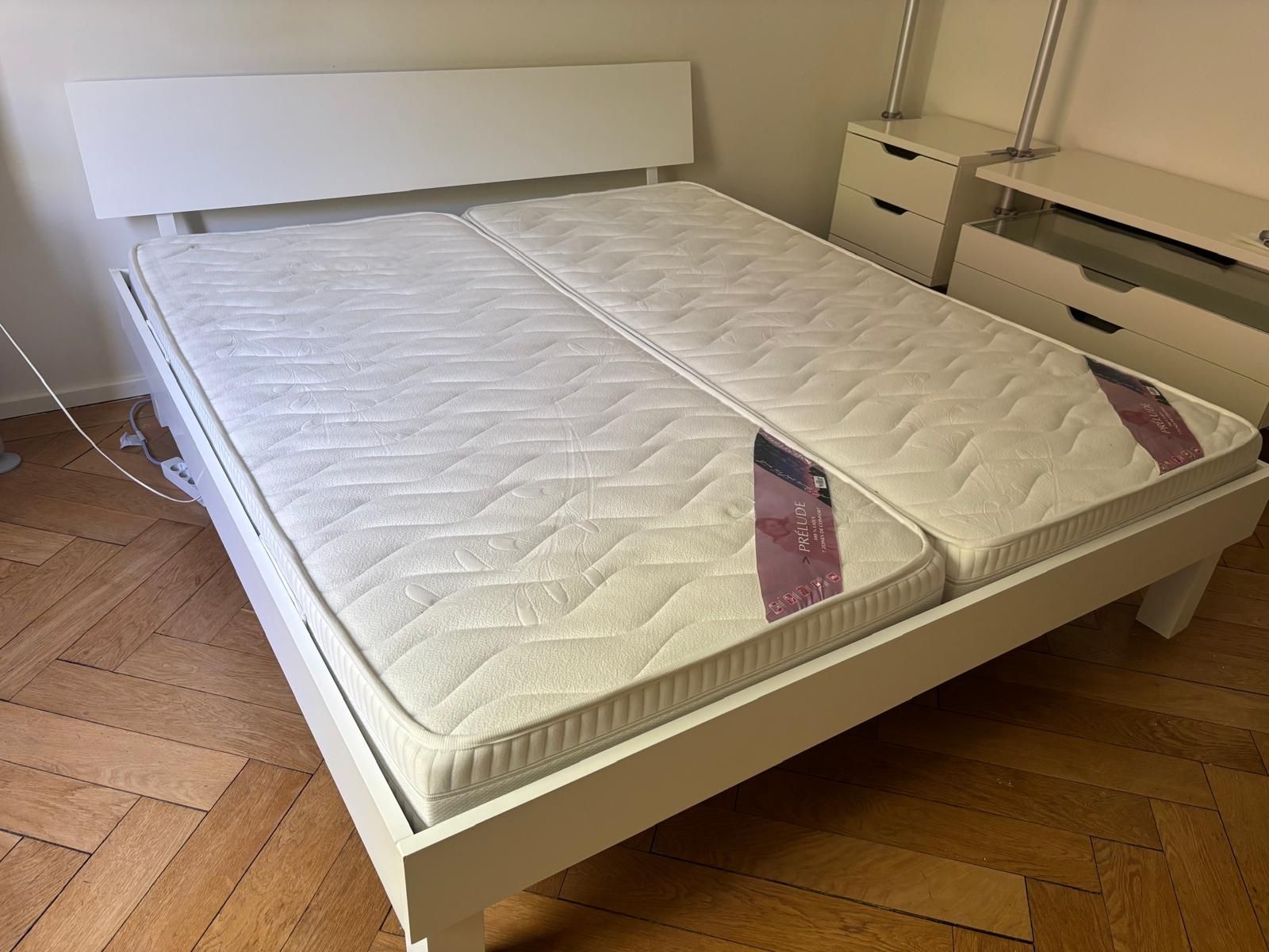 Lits: Bett weiss – D'occasion à Oberwil BL par Cla_Hu