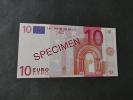 Europa 2001, 10 Euro - SPECIMEN