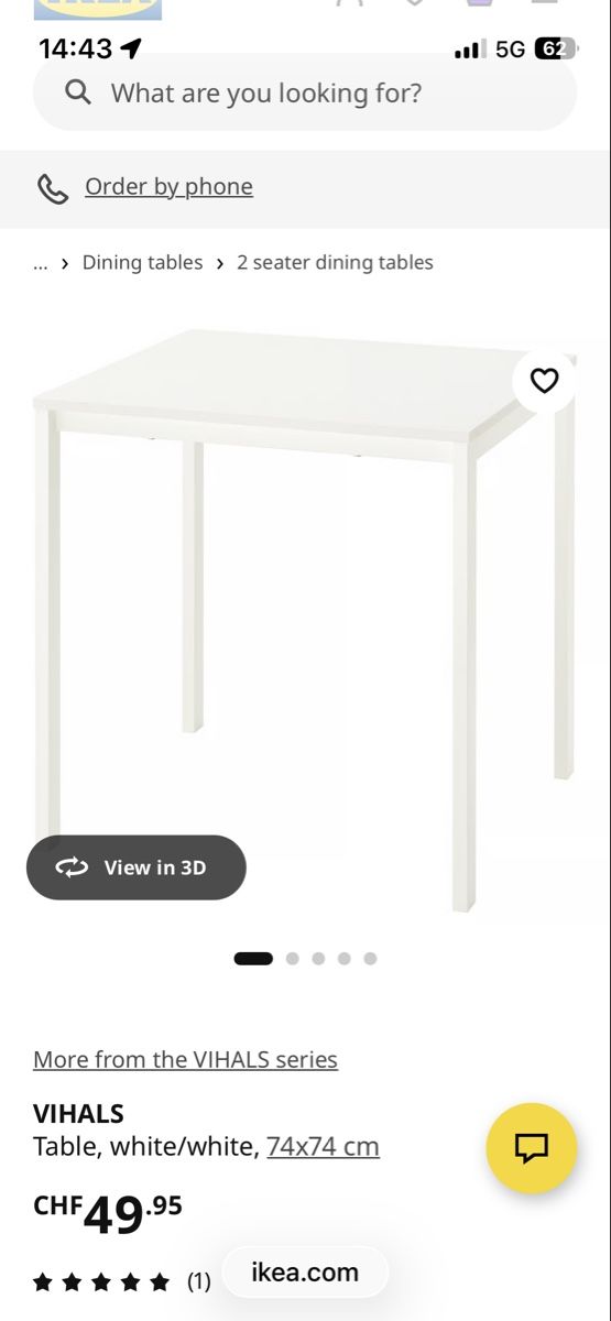 Tische: Ikea table - like new – Gebraucht aus Kloten von 8o7kA 1