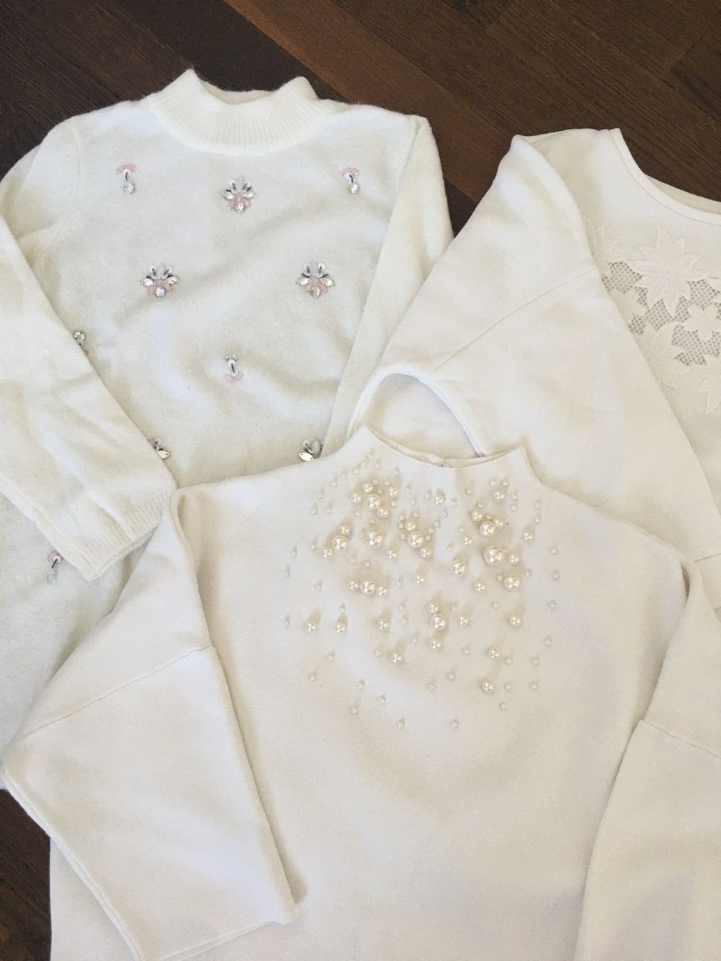 Kleiderpakete: PULLOVER PAKET-WEISS-3STÜCK-GR.M/L-WIE NEU – Neu (gemäss Beschreibung) aus Baar von hasenfrau15 2