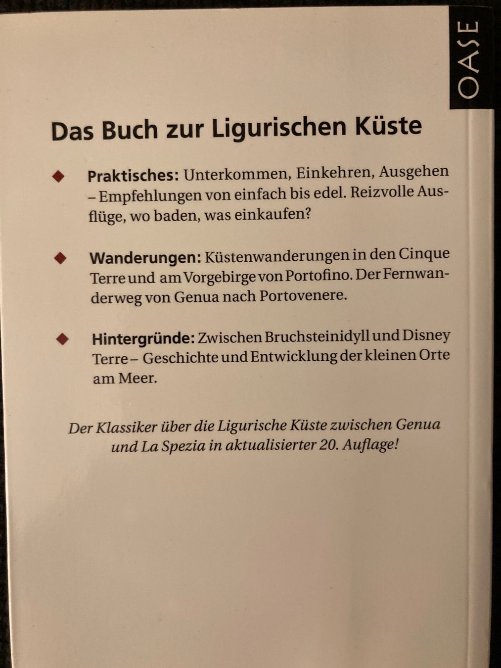 Bücher: Cinque Terre, Ligurische Küste, Reiseführer – Gebraucht aus Baden von Yoyo1 1