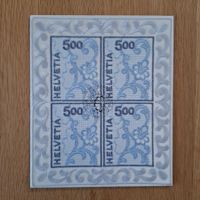 Stickereiblock NABA 2000 St. Gallen gestempelt ET 21.06.2000