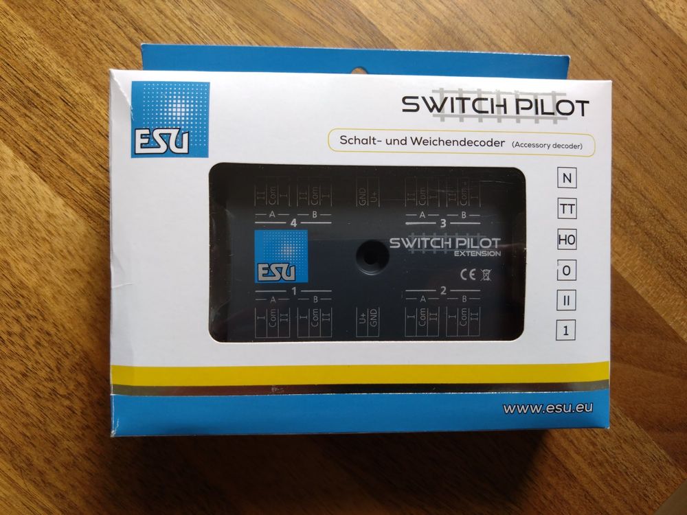 Décodeur D'aiguillage Esu Switchpilot 51801 – Extension Pour Réseau Ferroviaire, Neuf