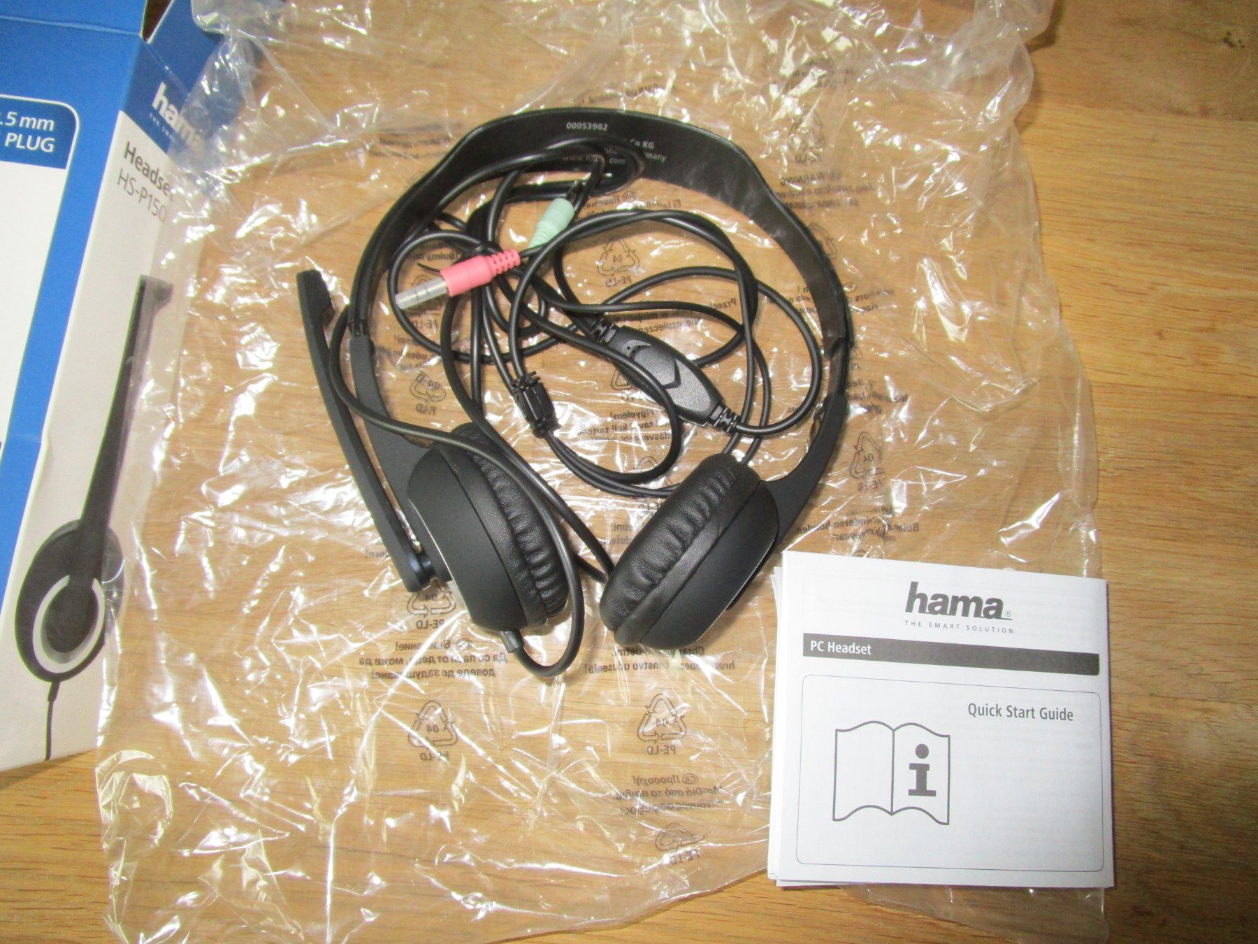 Hama Kopfhörer: Hama PC-Office-Headset HS-P150 2x 3.5mm Jack – Neu (gemäss Beschreibung) aus Scuol von Luana.. 3