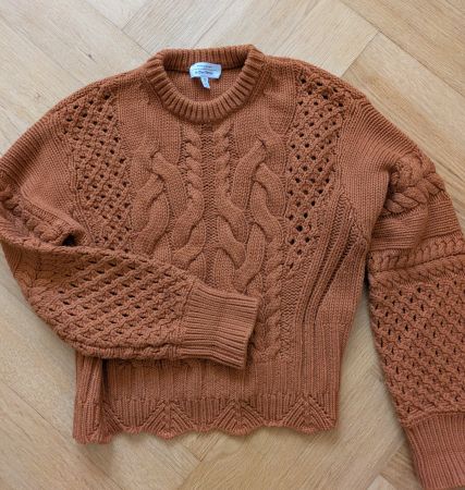 Pull & other stories couleur orange/rouille