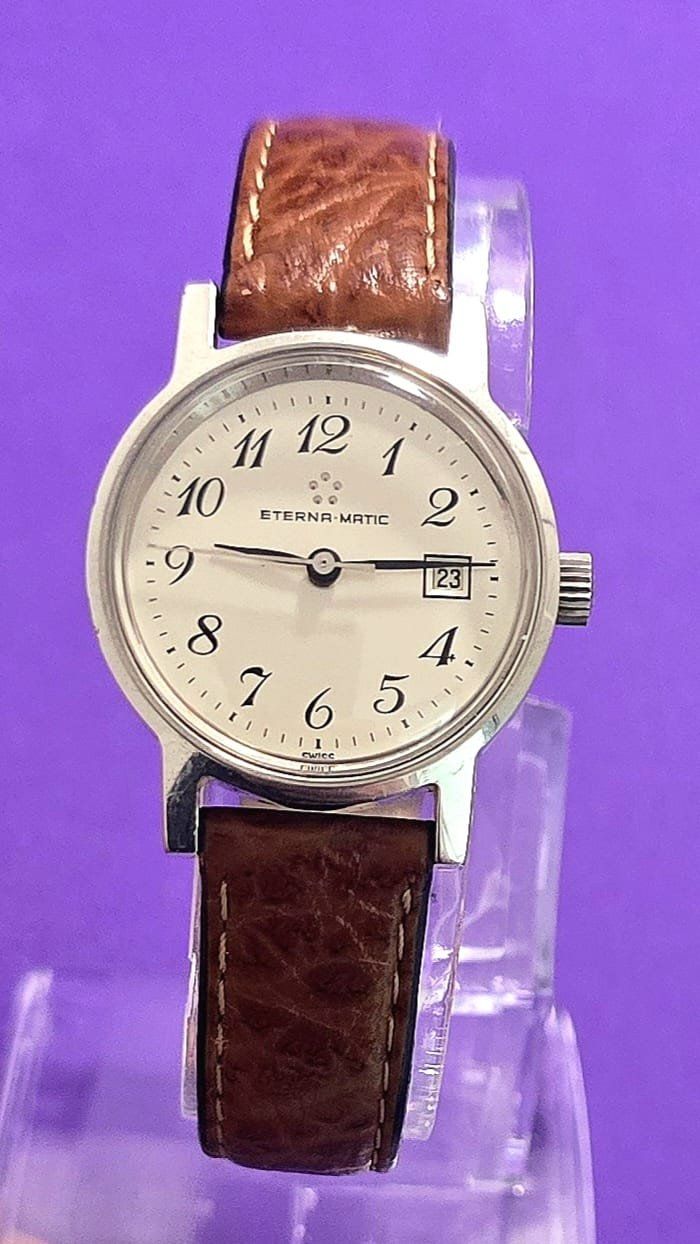 Eterna Uhren: ETERNA MATIC ARMBANDUHR ALASKE UHR – Gebraucht aus Neftenbach von Taschen-Uhren 1