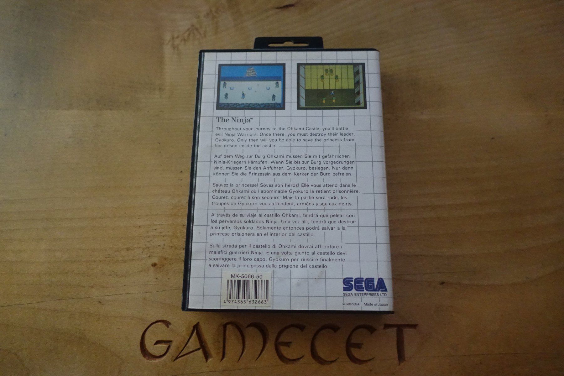 Sega Giochi: The Ninja – Usato da Steinach venduto da Gamecet 2
