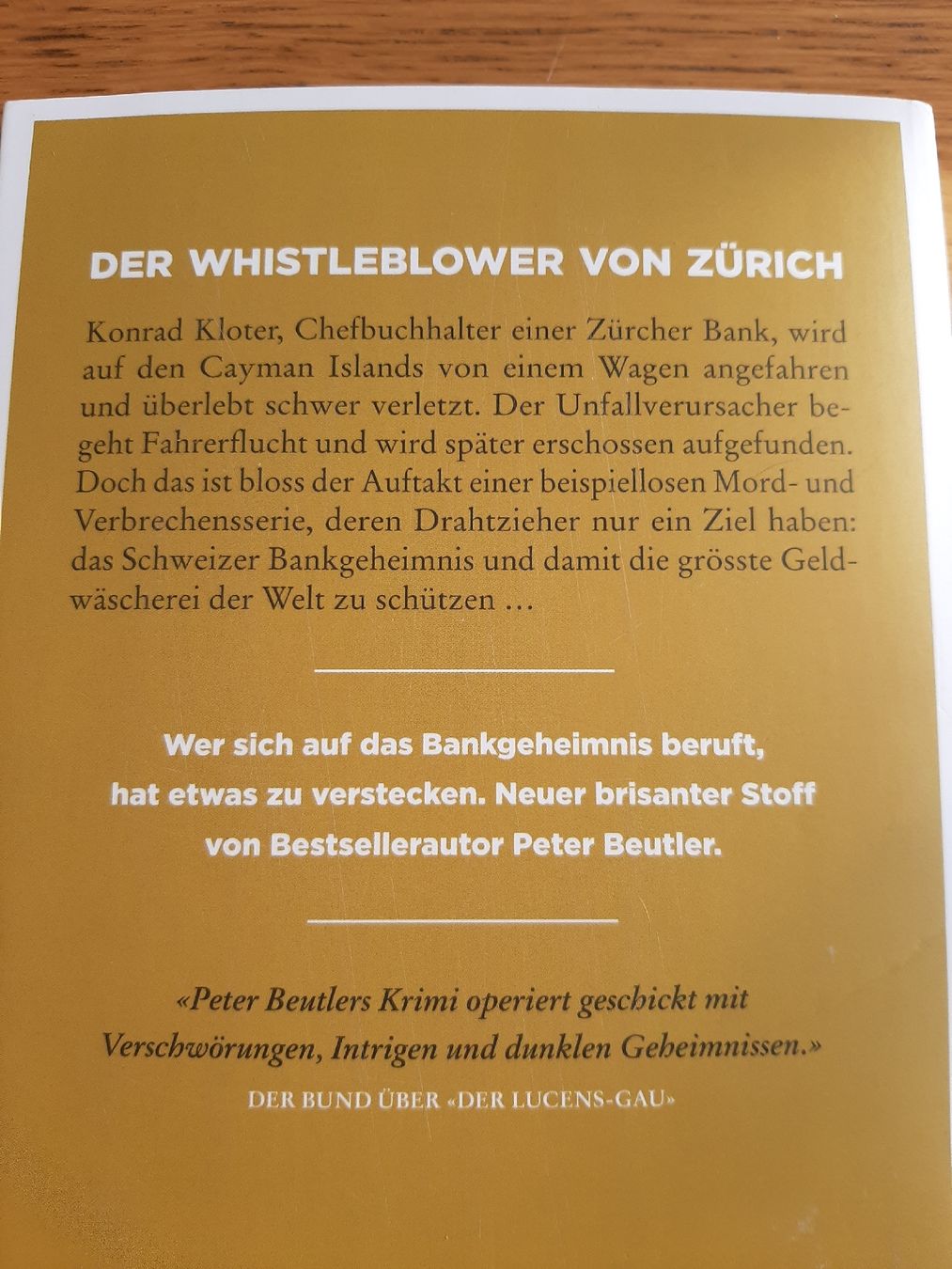 Libri: "Die Geldwäsche" Peter Beutler – Usato da Vaduz venduto da Saphira015 1