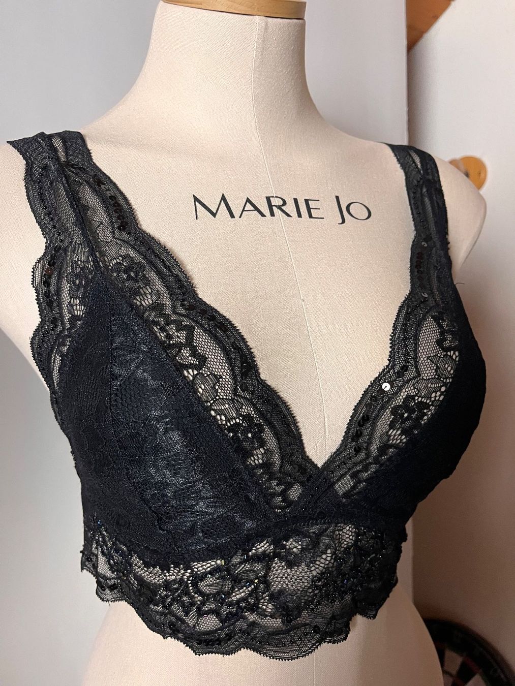 Altra biancheria intima: PETITE FLEUR, Spitzen-Bralette, Grösse 85B, Farbe Schwarz – Nuovo e nell'imballaggio originale da Rudolfstetten venduto da gst_g7xl 2
