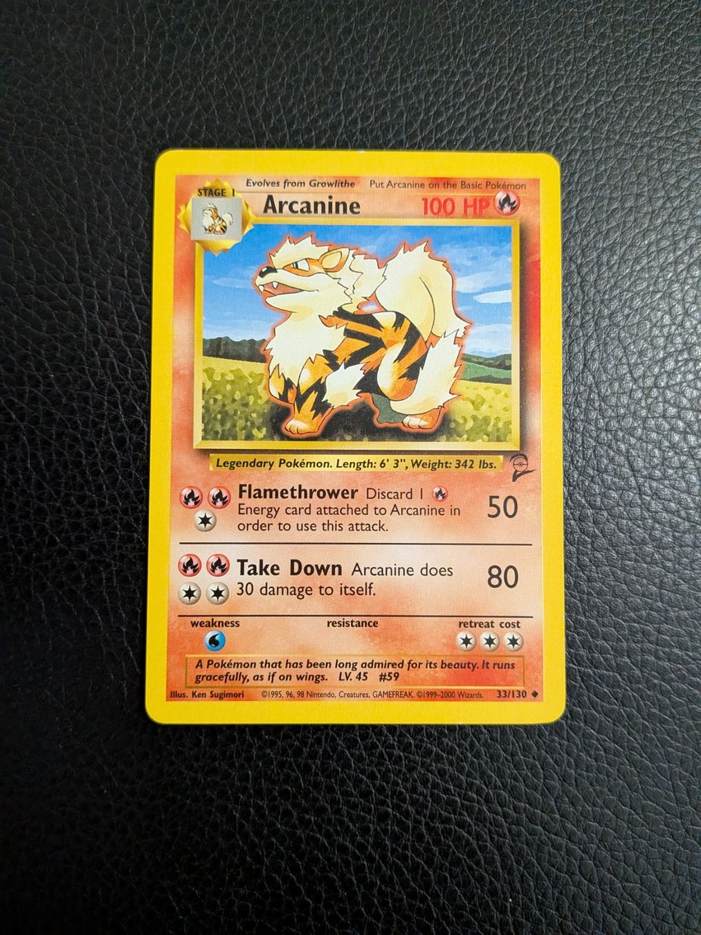 Pokémon Carte collezionabili: Base Set 2 Arcanine 33/130 Ab 1 – Usato da Paradiso venduto da Pkmn10