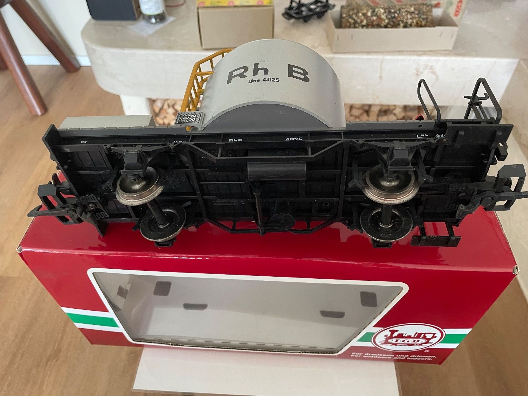 LGB Modellini di ferrovie: LGB  Güterwagen – Usato da Hünenberg venduto da bahnsidi 3
