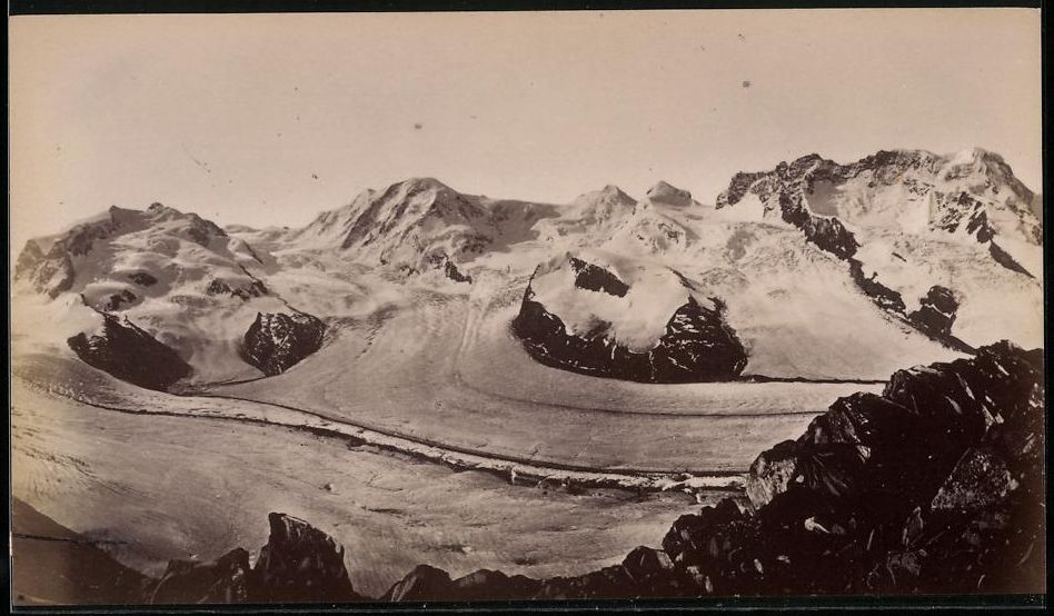 Fotografie & Manifesti: Fotografie Zermatt, der Monte Rosa Glets – Usato da Berlin venduto da bartko-reher