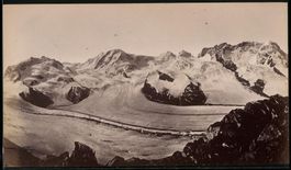 Fotografie Zermatt, der Monte Rosa Glets