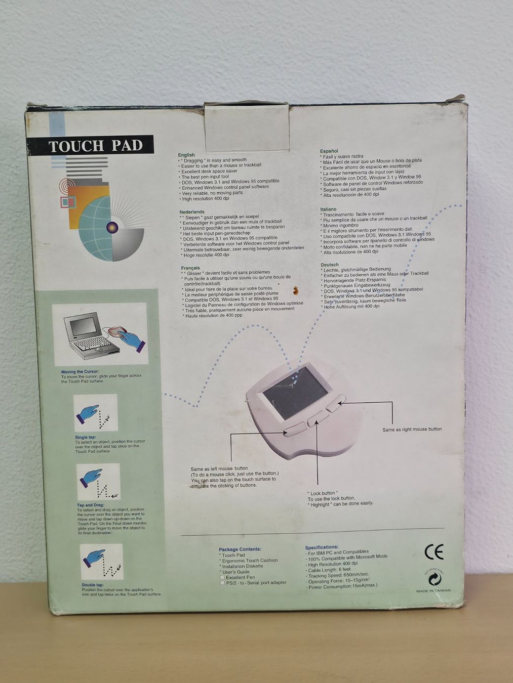 Mouse: Vintage Touch Pad Microsoft Version von roline NOS – Nuovo (secondo la descrizione) da Dietlikon venduto da litisop 1