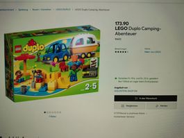 Lego Duplo Camping abenteuer 10602 RARE fast neu!